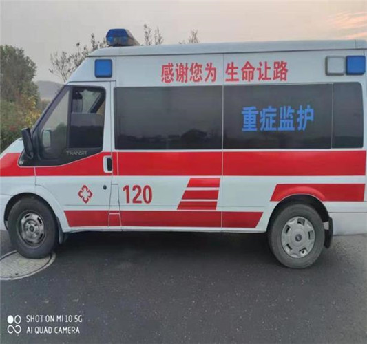 钟楼救护车出租服务案例3